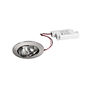 Lumi�re encastr�e IP20, chrome, scintillant, transparent gradable 6W 680lm 3000K 20-40� 20-40� CRI 80-89