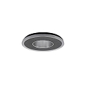 Lumière encastrée ZONDRA LED rigide, direct IP20, noir gradable 10W 660lm 3000K 20-40° 20-40° CRI >80
