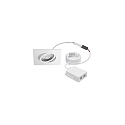 Lumi�re encastr�e ABACO SQUARE PHASE pivotant, Dim-To-Warm IP44, blanc mat gradable 8W 530lm 1800-3000K 36� 36� CRI > 90