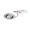 Downlight rond, Dim-To-Warm IP20, aluminium mat gradable