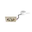 Lumi�re encastr�e TIRREL-S angulaire, pivotant IP20, blanche gradable 6W 680lm 3000K 38� 38� CRI >80