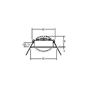 Downlight BB09 pivotant, dimmable IP20