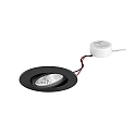 recessed luminaire IP65, glossy, black  7W 620lm 3000K 20-40� 20-40� CRI 80-89