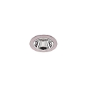 Plafonnier encastré APOLLO MICRO rond, direct IP20, argent gradable