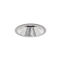 Plafonnier encastré APOLLO MIDI rond, direct IP20, argent gradable