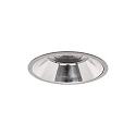 Plafonnier encastré APOLLO MEGA rond, direct IP20, argent gradable