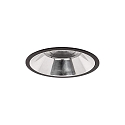 Plafonnier encastré APOLLO MEGA rond, direct IP20, noir gradable
