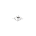 Plafonnier encastré APOLLO MICRO carré, direct IP20, blanche gradable
