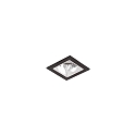 Plafonnier encastré APOLLO MICRO carré, direct IP20, noir gradable