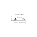 Brumberg ceiling recessed luminaire DIOS MICRO round, direct IP20, white dimmable