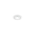 Plafonnier encastré DIOS MICRO rond, direct IP20, blanche gradable