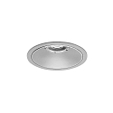 Plafonnier encastré DIOS MIDI rond, direct IP20, argent 