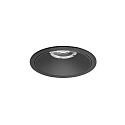 Plafonnier encastré DIOS MIDI rond, direct IP20, noir 