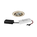 Lumi�re encastr�e IP20, scintillant, transparent gradable 6W 680lm 3000K 20-40� 20-40� CRI 80-89