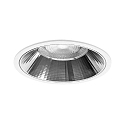 Plafonnier encastré APOLLO MEGA rond, direct IP20, transparent, blanche gradable