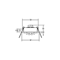 Brumberg Haut-parleur rond, pivotant, blanche