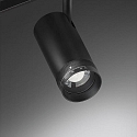 Brumberg Projecteur sur rail PEPA RONDO 25�-55� / 8W cylindrique, contr�lable par DALI, focalisable IP20, noir mat gradable