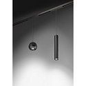 Brumberg Lumi�re � suspension sur rail PEPA BALL 15�-55� Bas, contr�lable par DALI, focalisable IP20, noir mat gradable