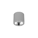 Downlight APOLLO MIDI rond, contr�lable par DALI, � facettes IP20, couvert de poudre, argent gradable