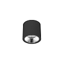 Downlight APOLLO MIDI rond, contr�lable par DALI, � facettes IP20, couvert de poudre, noir gradable