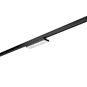 3-phase spot BALI MINI S 97�/91� DALI-2 - 29.4CM rotatable, DALI controllable, with lens optics IP20, black matt dimmable