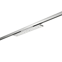 3-phase spot BALI MIDI S 97�/91� DALI-2 - 58.7CM rotatable, DALI controllable, with lens optics IP20, silver matt dimmable