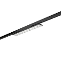 3-phase spot BALI MIDI AS 75�/76� DALI-2 - 58.7CM rotatable, DALI controllable, with lens optics IP20, black matt dimmable