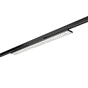 3-phase spot BALI MAXI AS 75�/76� DALI-2 - 88CM rotatable, DALI controllable, with lens optics IP20, black matt dimmable