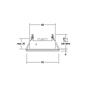 Brumberg Downlight COVER-UP rond, rigide, dégager, blanche