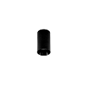 downlight TOMEK 1 flame, cylindrical, surface-mounted version GU10 IP20, black matt dimmable