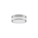 wall and ceiling luminaire EREVAN Ø 28CM 2 flames E27 IP44, nickel matt dimmable