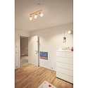 Brumberg Luminaire de plafond PRUNI 3 flammes, réglable E14 IP20, lumière en bois gradable