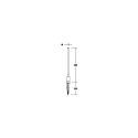 Brumberg gorund spike luminaire VITI small, lateral light direction, switchable IP65, powder coated, graphite grey 