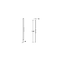 Brumberg outdoor wall luminaire RICO indirect, switchable IP65, powder coated, graphite grey 