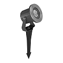 Brumberg Lampe à piquet de terre avec prise de courant IP65, noir  