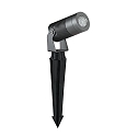 Lampe à piquet de terre rond, étanche IP67, titane 