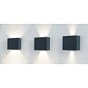 Brumberg Luminaire mural d’extérieur MARIBO haut bas, réglable IP54, graphite 