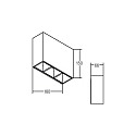 Brumberg Luminaire mural d’extérieur MARIBO haut bas, réglable IP54, graphite 