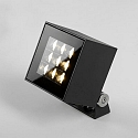 Brumberg Outdoor LED floor spot BLOKK, IP65 IK07, 22W 3000K 1620lm 36°, swivelling, structured graphite