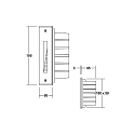 Brumberg Eclairage d'ext�rieur encastr� angulaire IP65, noir  