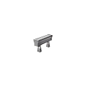 Élément chauffant WALLWASHER IP66, titane gradable