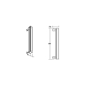 Brumberg Élément chauffant WALLWASHER IP66, titane gradable