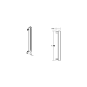 Brumberg Élément chauffant WALLWASHER IP66, titane gradable