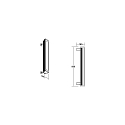 Brumberg Élément chauffant WALLWASHER IP66, titane gradable