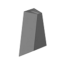 Brumberg Luminaire mural d’extérieur EREBIA haut bas, commutable LED IP54, gris 