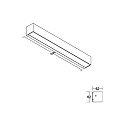 Brumberg outdoor wall luminaire DARBEE switchable LED IP65, grey 