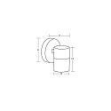 Brumberg Luminaire mural d’extérieur LOMBOK GU10 IP44, couvert de poudre, gris graphite gradable