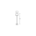 Brumberg Lampadaire d’extérieur BIOKO E27 IP65, gris, couvert de poudre gradable