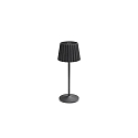 Lampe de table � accu REIRO IP54, noir gradable
