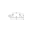 Brumberg Anneau � 11CM / � 6.8CM, blanche